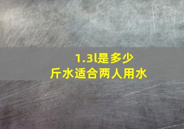 1.3l是多少斤水适合两人用水