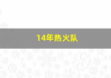 14年热火队