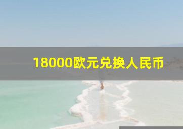 18000欧元兑换人民币