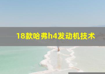 18款哈弗h4发动机技术