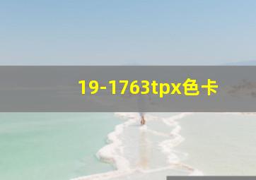 19-1763tpx色卡