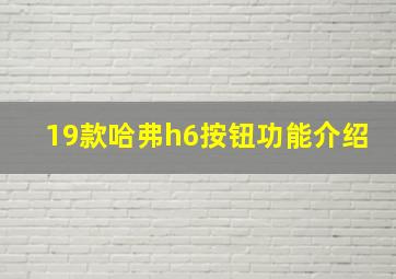 19款哈弗h6按钮功能介绍