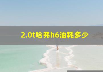 2.0t哈弗h6油耗多少