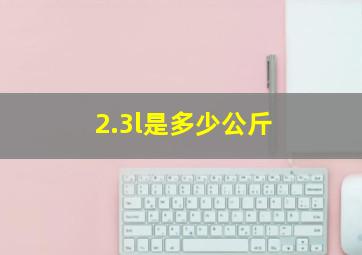 2.3l是多少公斤