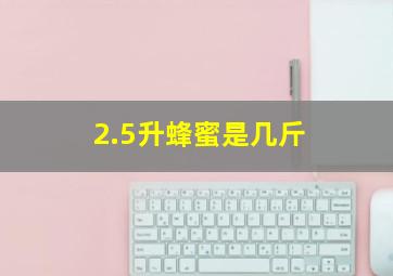 2.5升蜂蜜是几斤