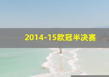 2014-15欧冠半决赛