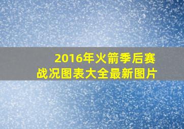 2016年火箭季后赛战况图表大全最新图片