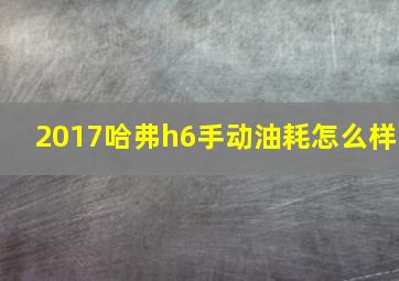 2017哈弗h6手动油耗怎么样