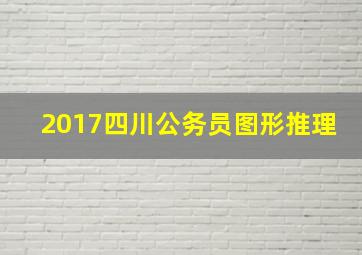 2017四川公务员图形推理