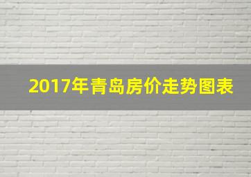 2017年青岛房价走势图表