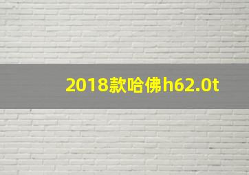 2018款哈佛h62.0t