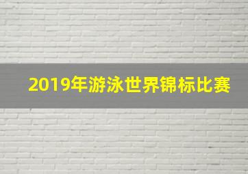 2019年游泳世界锦标比赛