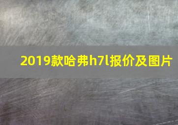 2019款哈弗h7l报价及图片