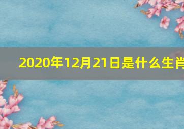 2020年12月21日是什么生肖