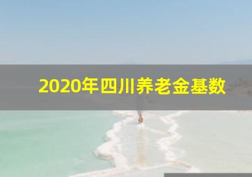 2020年四川养老金基数