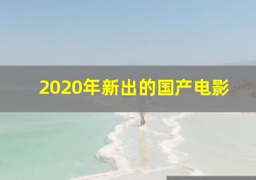 2020年新出的国产电影