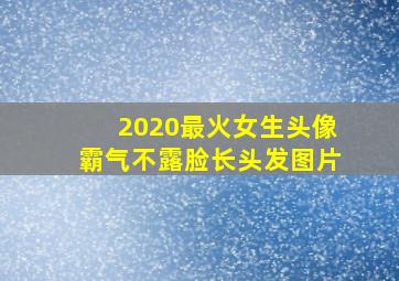 2020最火女生头像霸气不露脸长头发图片