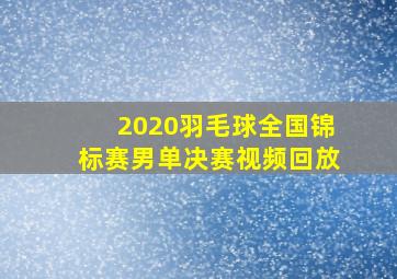 2020羽毛球全国锦标赛男单决赛视频回放