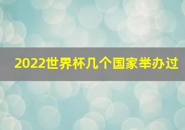 2022世界杯几个国家举办过