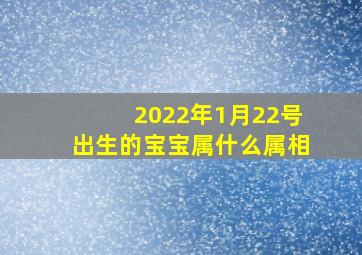 2022年1月22号出生的宝宝属什么属相