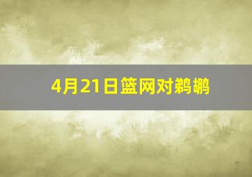 4月21日篮网对鹈鹕