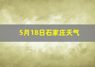 5月18日石家庄天气