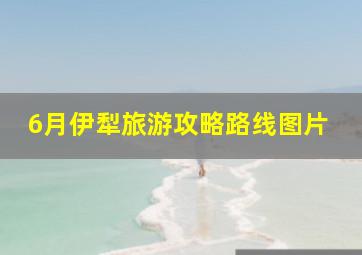 6月伊犁旅游攻略路线图片