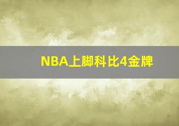 NBA上脚科比4金牌