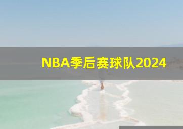 NBA季后赛球队2024