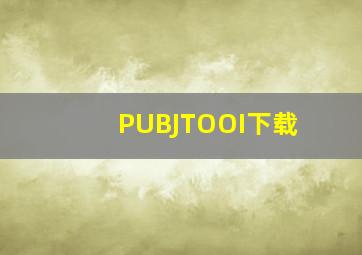 PUBJTOOI下载