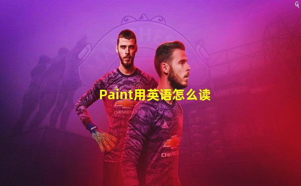 Paint用英语怎么读