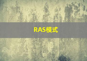 RAS模式