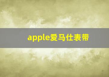 apple爱马仕表带