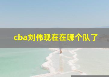 cba刘伟现在在哪个队了