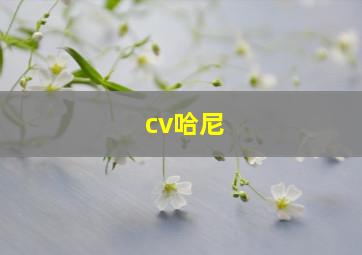 cv哈尼