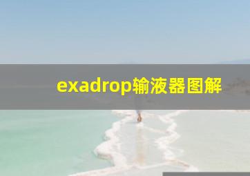 exadrop输液器图解