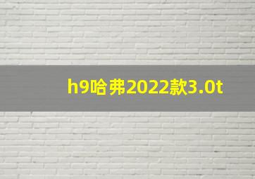 h9哈弗2022款3.0t