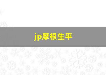 jp摩根生平