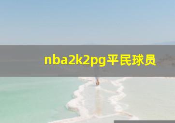 nba2k2pg平民球员