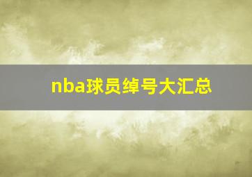 nba球员绰号大汇总