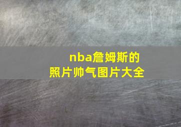 nba詹姆斯的照片帅气图片大全