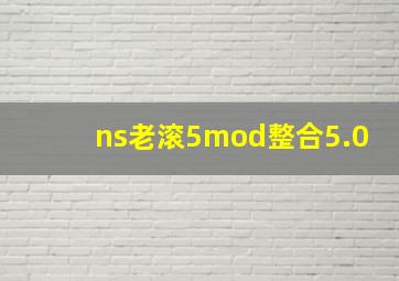 ns老滚5mod整合5.0