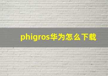 phigros华为怎么下载