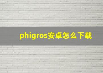 phigros安卓怎么下载