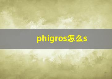 phigros怎么s