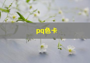 pq色卡