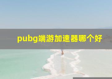 pubg端游加速器哪个好