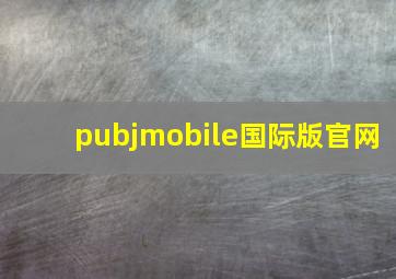 pubjmobile国际版官网