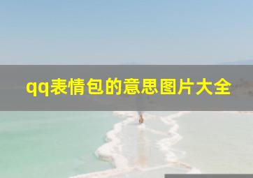 qq表情包的意思图片大全