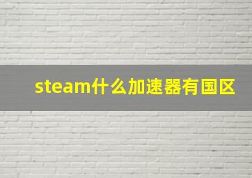 steam什么加速器有国区